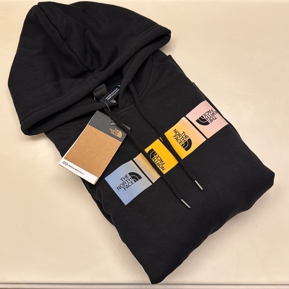 The North Face Tops - The North Face Women's Multicolor Logo Hoodie